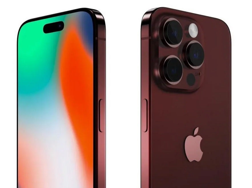 Dark red iPhone 15 Pro render. Image credit @Hanstsaiz - Rumored new color for iPhone 15 line will not be offered says tipster