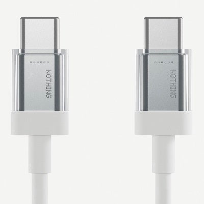 Source - Carl Pei/Twitter - Carl Pei reveals new transparent type C cable for Nothing Phone 2