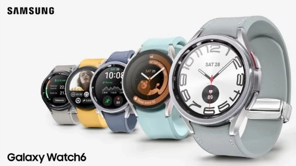 Leaked promotional marketing image of the Galaxy 6 Watch - U.S. Galaxy Watch 6 and Watch 6 Classic prices are estimated following leak of overseas pricing