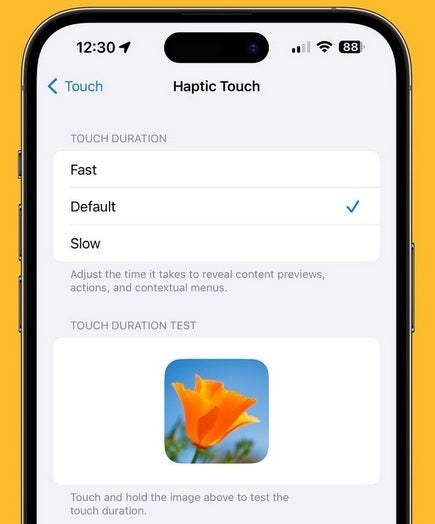 In the latest iOS 17 beta users get a faster duration option for haptics. Image credit MacRumors - Apple tests faster haptic duration speed in the latest iOS 17 Beta