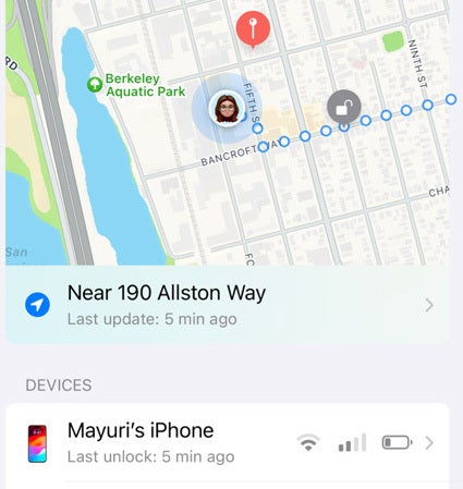 اطلاعات به اشتراک گذاشته شده توسط Check In - مکان، مسیر، سطح باتری، قدرت سیگنال شبکه - iOS 17: ویژگی جدید Check In مانند "وقتی به خانه رسیدی به من پیام بده" روی استروئیدها