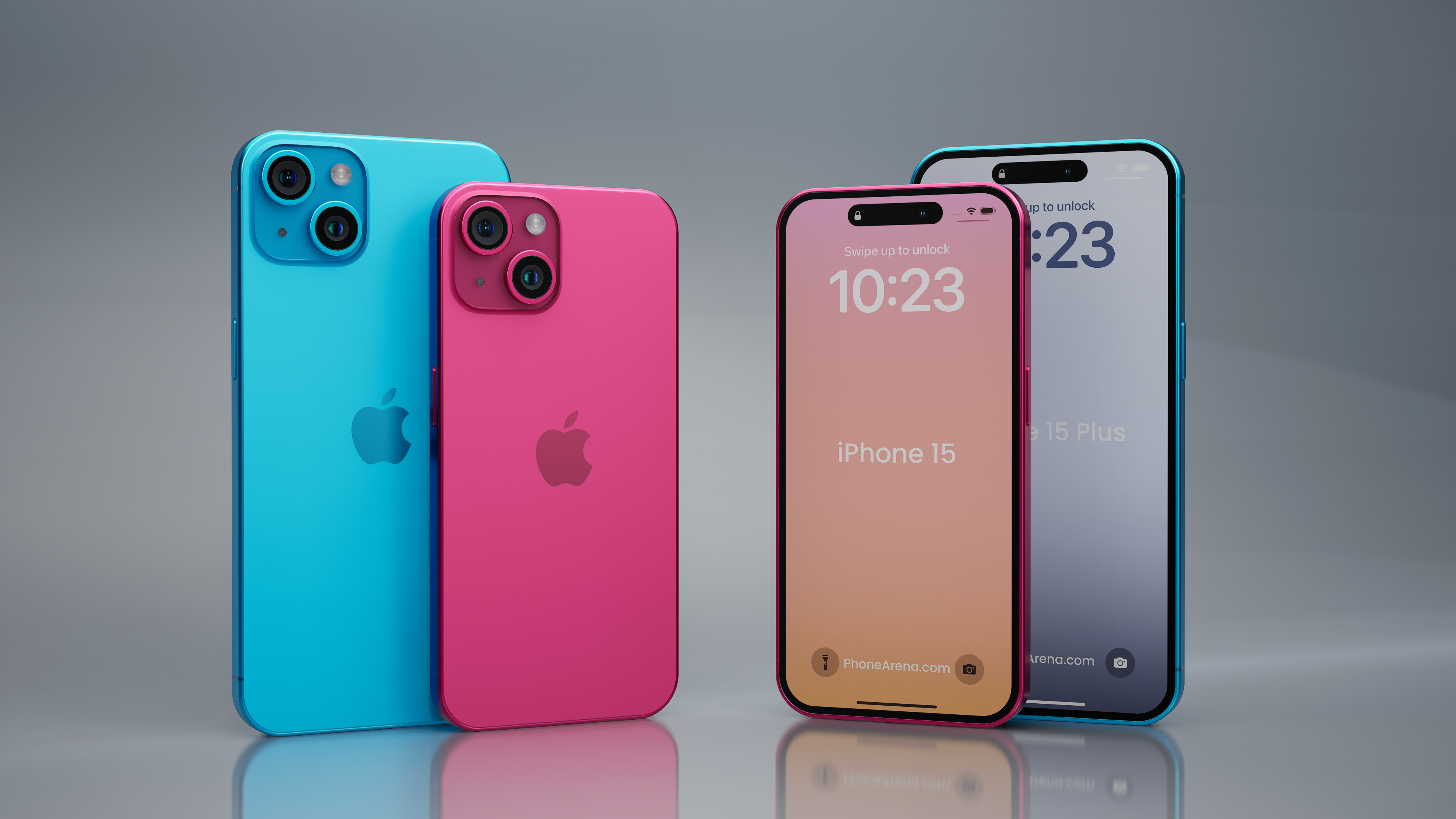 iPhone 15 and iPhone 15 Plus get the Dynamic Island. - Here are all the expected iPhone 15 design changes visualized