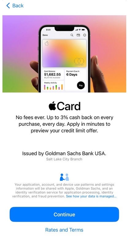 Les utilisateurs d'iPhone peuvent demander la carte Apple directement à partir de l'application Wallet - Goldman Sachs pourrait jeter la carte Apple sur les genoux d'American Express