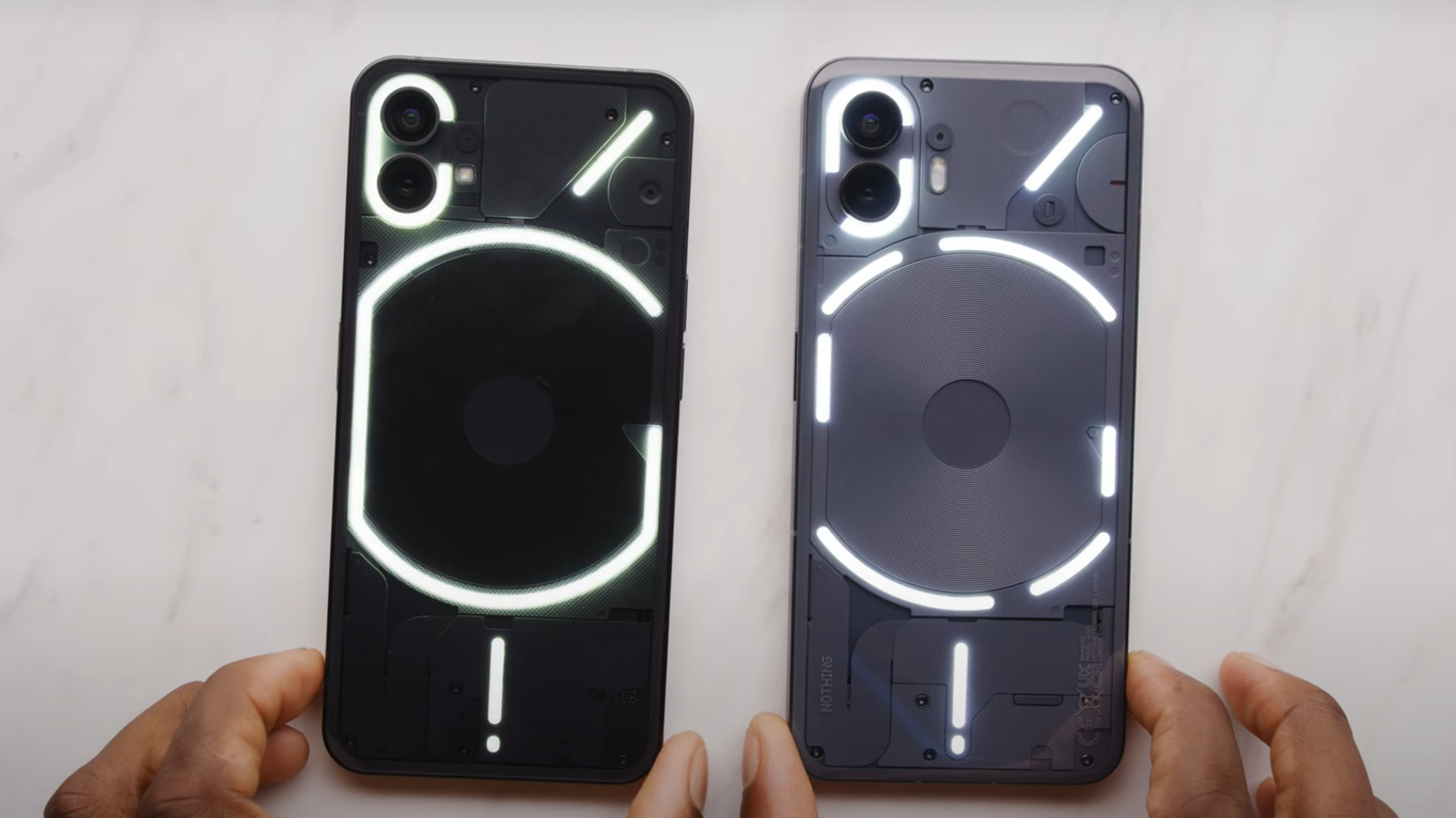The Nothing Phone (2) features split-up LED strips for more granular control - Nothing Phone (2) breaks cover in video with interesting tweaks to glyph