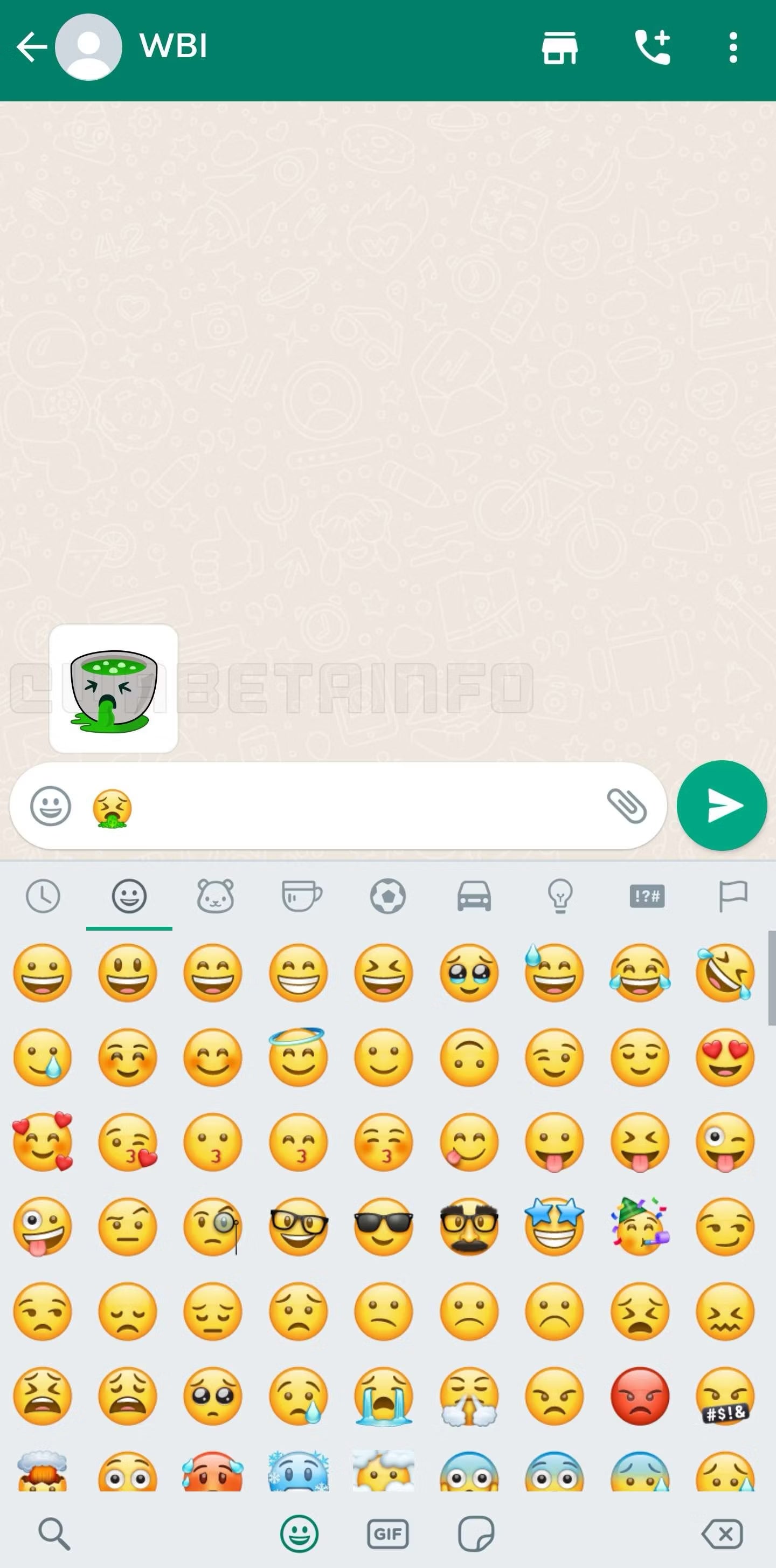 So you mean to tell me that the new WhatsApp Beta can save me some time when sticker-searching?