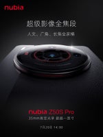 Camera-centric Nubia Z50S Pro to come with an overclocked