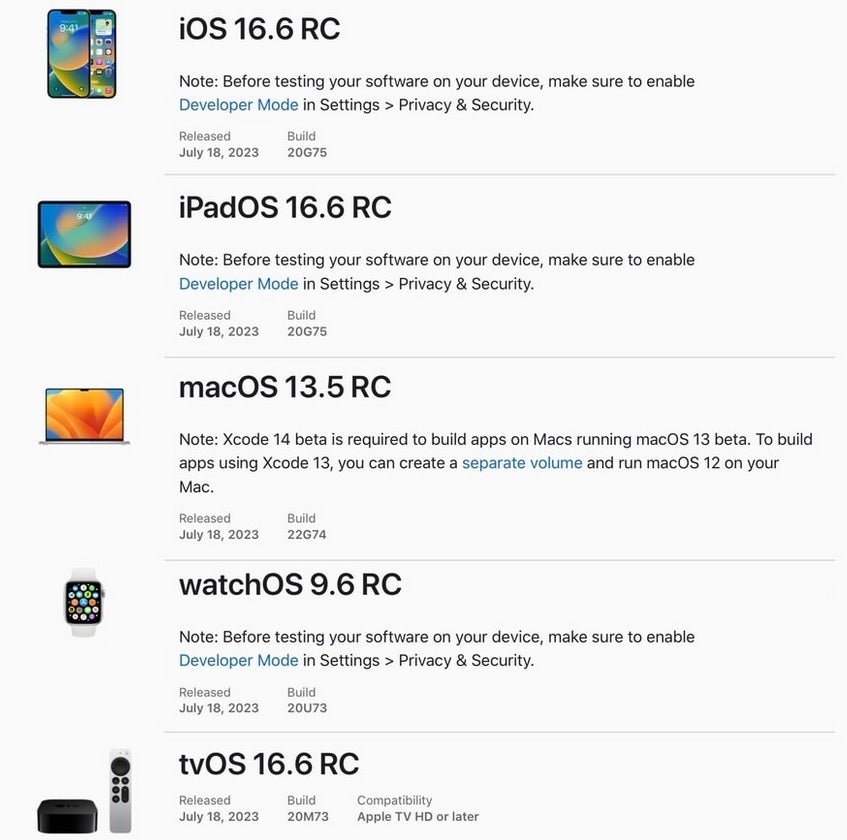 Apple releases release candidates for iOS 16.6 and more. Image credit Cult of Mac - The final version of iOS 16.6 is just days away