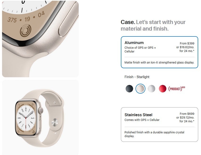 Apple makes it easier for shoppers to pick the Apple Watch case material best for them