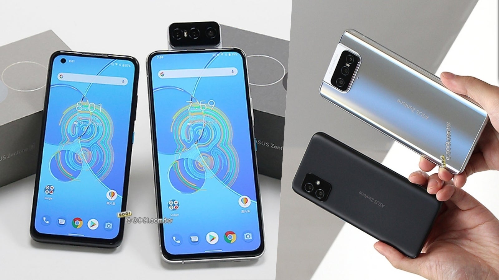 Asus used to make intriguing flagships like the Zenfone 8 Flip (pictured on the right). What&#039;s with the boring, overpriced Zenfone 10, Asus? - Zenfone 10: Not how you compete with Samsung and Apple - Asus needs a reality check