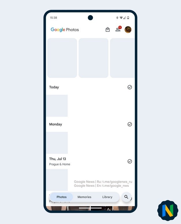 New look for the Google Photos app for Android and iOS - Small number of iOS, Android users are testing out a new look for the Google Photos app