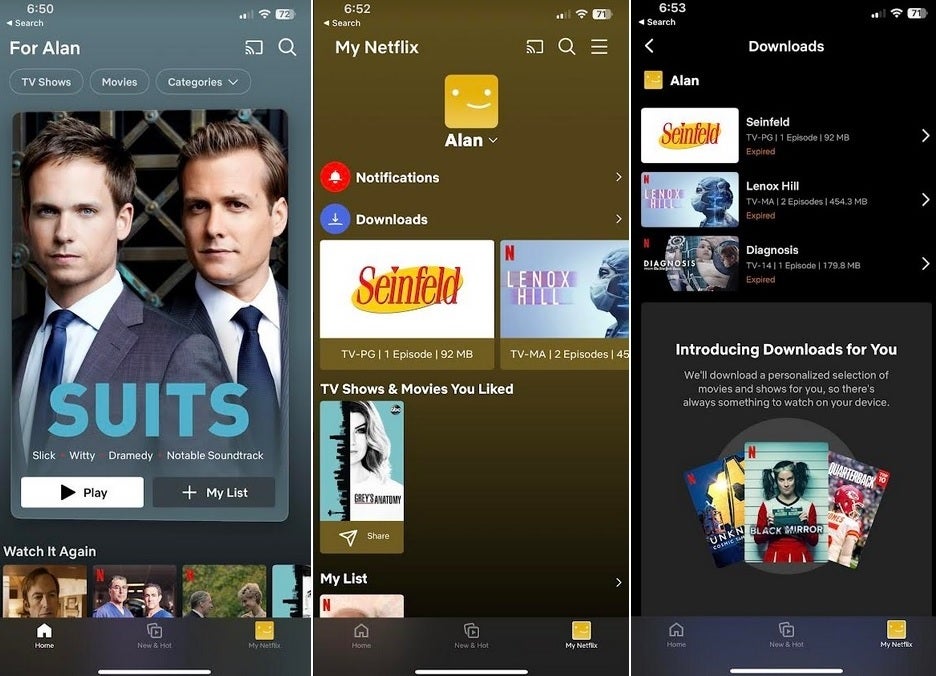 Tangkapan layar My Netflix Hub yang baru - Netflix menambahkan fitur baru ke iOS, Android untuk membantu Anda menemukan konten untuk ditonton dengan cepat