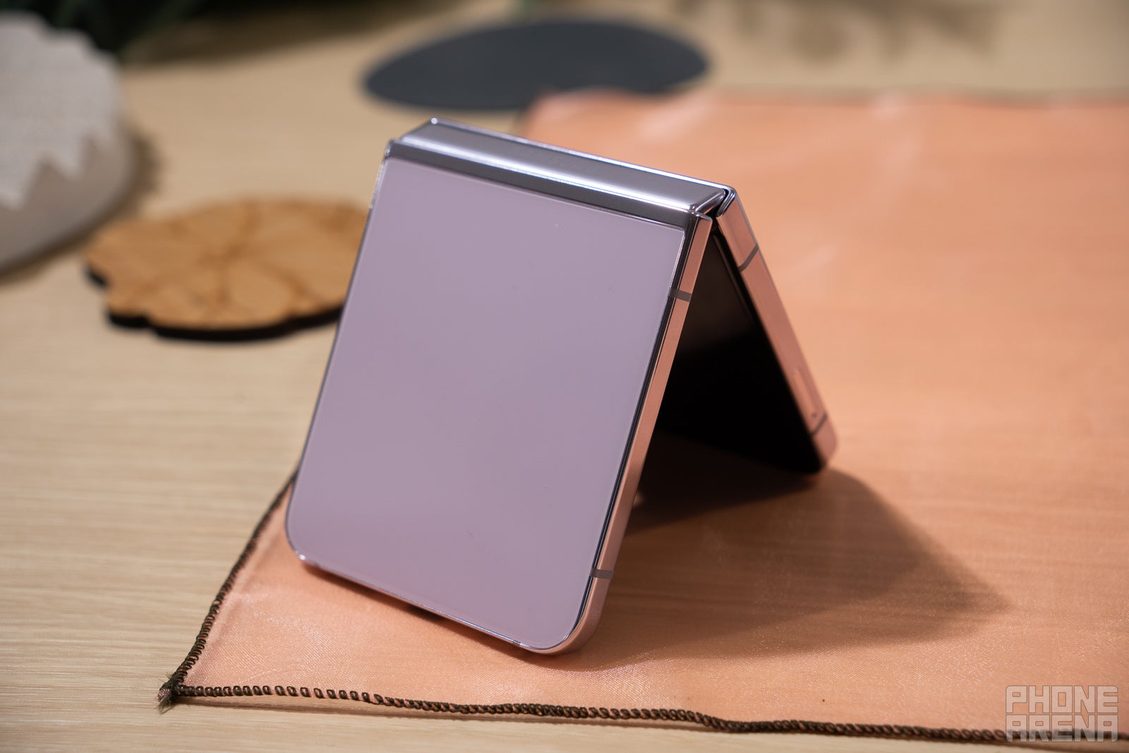 (Image Source - PhoneArena) The Z Flip 5 in Lavender - Galaxy Z Flip 5 colors: all the official hues