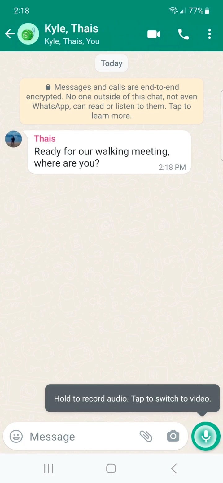WhatsApp begins rollout of instant video messages in chats