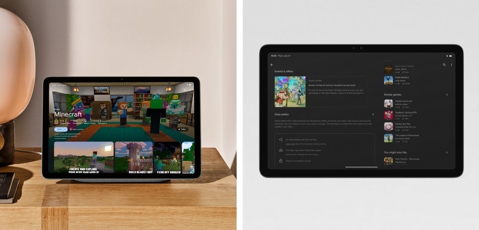 Optimized games will get a video banner and a multi-column layout - Google's Play Store changes should improve the quality of apps for the Galaxy Z Fold 5