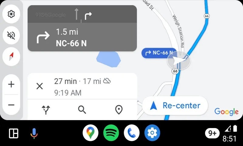 Source - 9to5Google - Google Maps on Android Auto gets a design tweak that will help drivers on the road