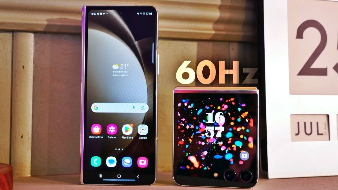 Samsung played it cheap with a 60Hz refresh rate on the cover screen of the Flip 5. - Galaxy Z Flip 5: The only Samsung folding phone you should care about has only one problem now