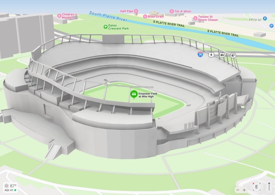 What Denver looks like using the standard 3D view on Apple Maps - More cities can now be viewed using Apple Maps&#039; gorgeous 3D &quot;detailed city experience&quot;