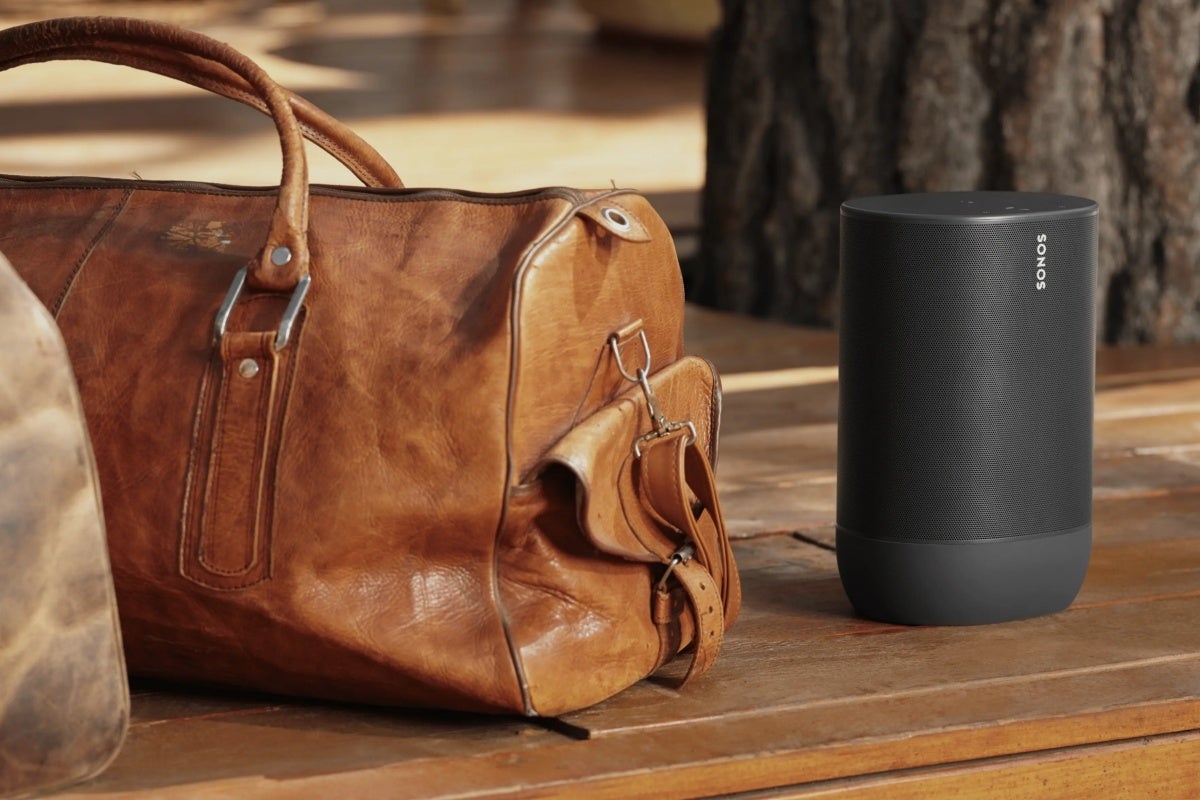 This is the bulky, powerful, and super-versatile OG Sonos Move. - Super-premium Sonos Move 2 speaker leaks out in full with insane battery life and more