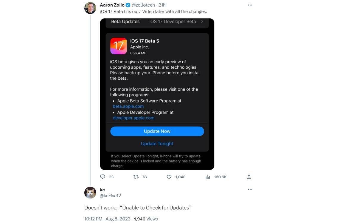 Here's why you might be getting the 'unable to check for update' iPhone error