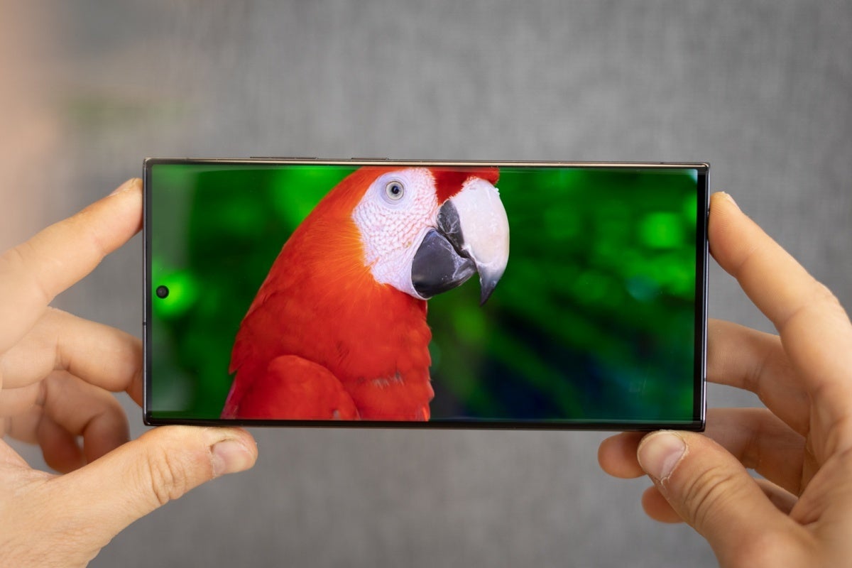 The S23 Ultra (pictured here) is already a display performance champion, but apparently, the S24 Ultra will be even better. - New report tips major Samsung Galaxy S24 display, memory, and storage upgrades