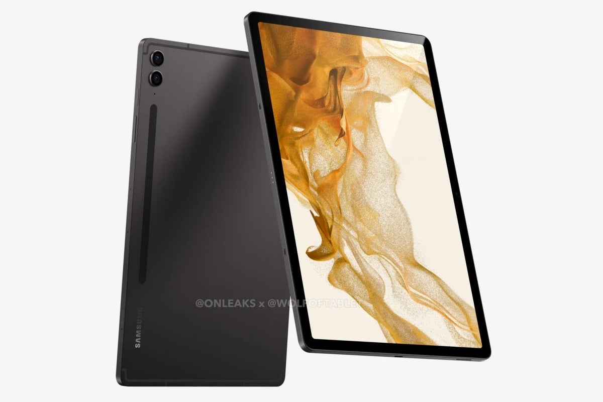And this is how the Tab S9 FE+ will almost certainly look. - Samsung&#039;s Galaxy Tab S9 FE and Tab S9 FE+ get some new pricing, storage, and memory details