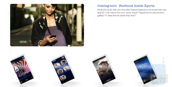 SonyEricsson is adding Facebook functions to certain Xperia models - Coming to certain Sony Ericsson Xperia models: Facebook inside Xperia