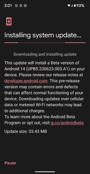 Beta 5, the last beta before Android 14's public release, is rolling out for Pixels now