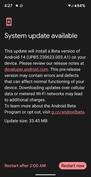 Beta 5, the last beta before Android 14's public release, is rolling out for Pixels now