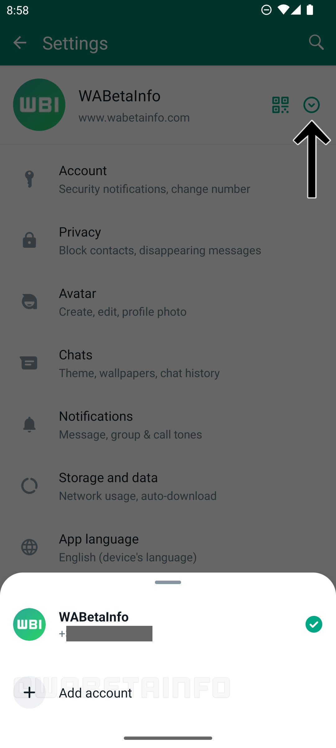 WhatsApp's multi-account support feature is now available for select beta users