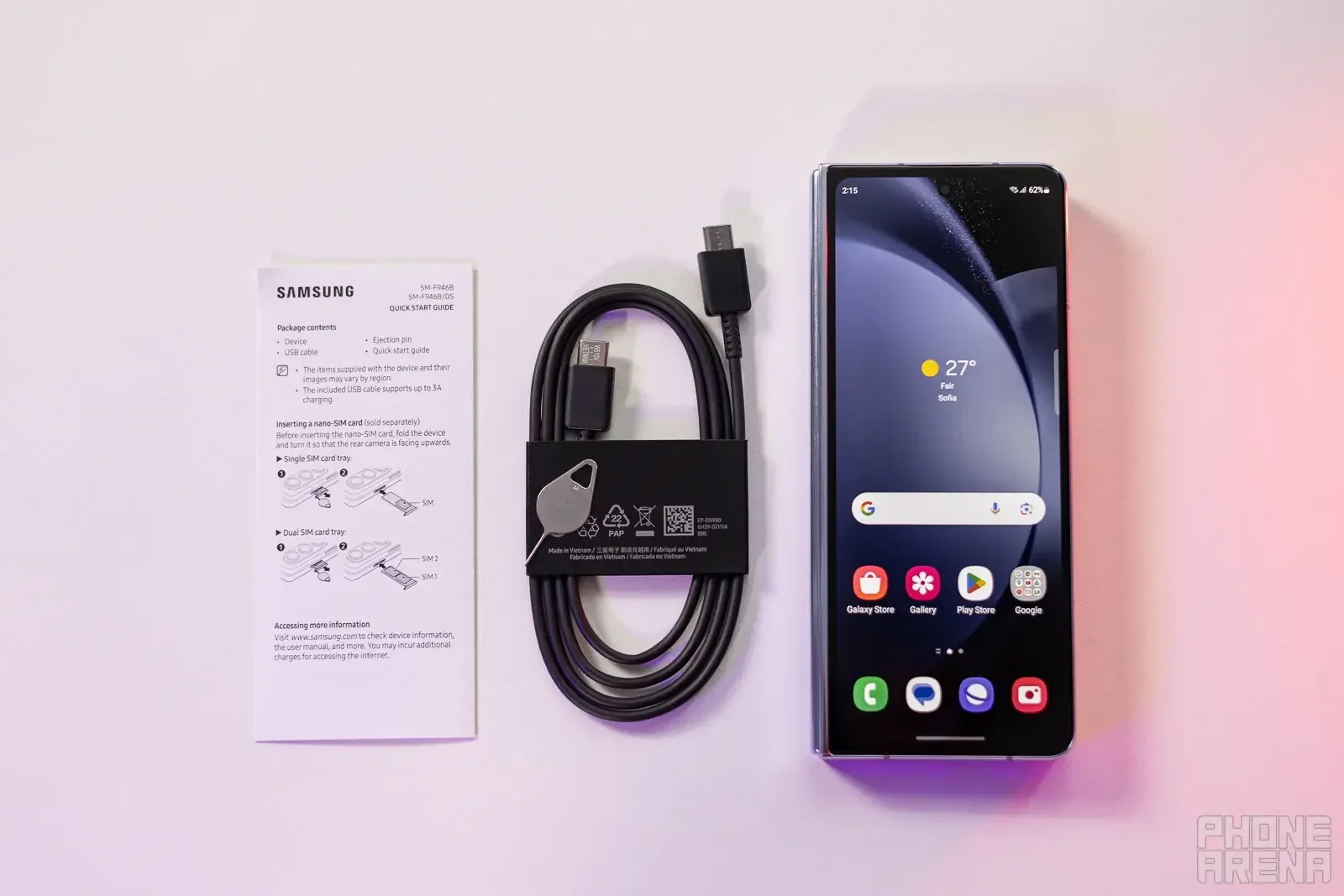 Samsung Galaxy Z Fold 5: What’s in the box?