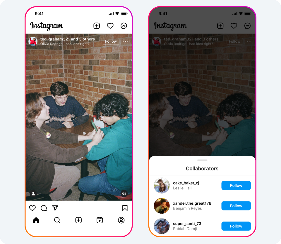 Image Credit–Meta - You can now add music to your photo carousels on Instagram