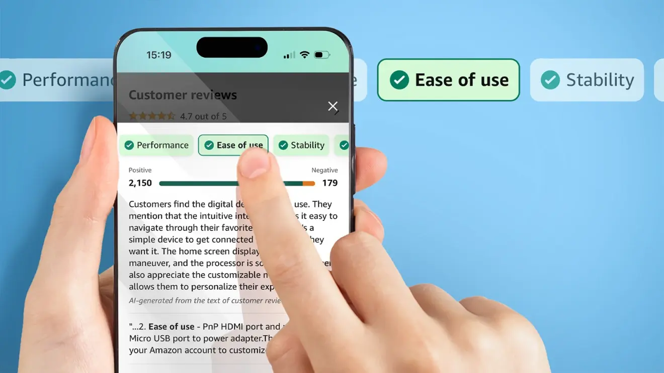Image Credit–Amazon - Amazon introduces AI-generated review summaries for mobile shoppers