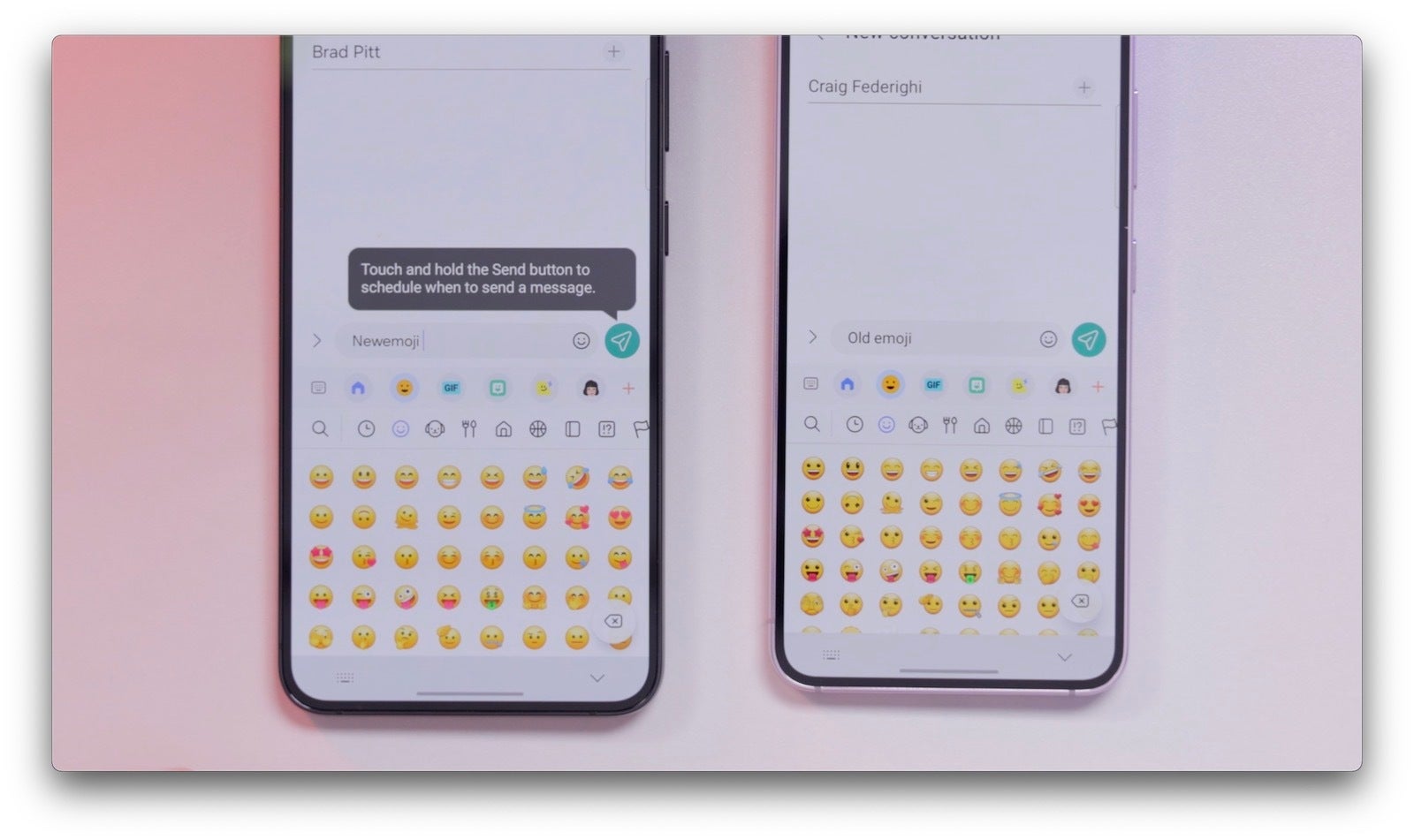 (Image Credit - PhoneArena) New emoji look better - Samsung One UI 6.0: new features and everything you need to know