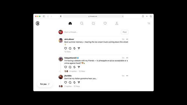 Source - Threads - Threads for Web begins to roll out for users