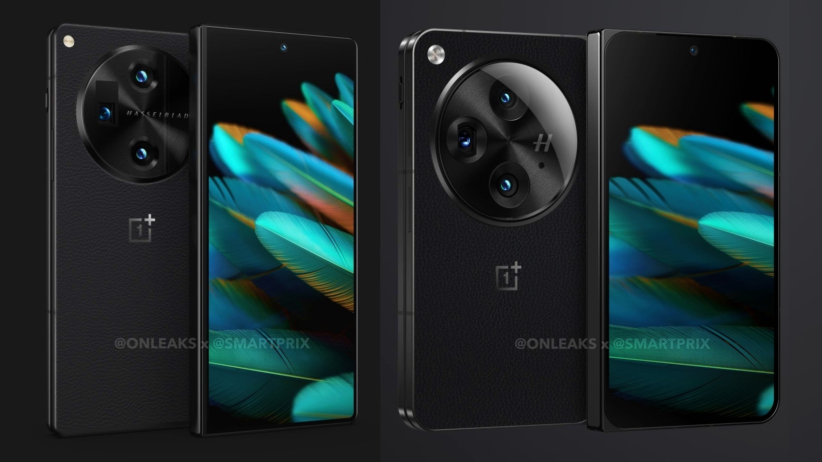 The revised OnePlus Open renders (right) look even more promising than before! - OnePlus Open final design: Samsung Galaxy and Pixel Fold wish they looked so sexy