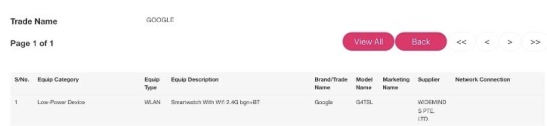 The Pixel Watch 2 is certified by Singapore's IMDA agency - Once again a rumored new feature is missing from a Pixel Watch 2 certification