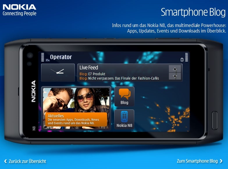 Mock Symbian homescreens tease what could be the PR 3.0 updated interface