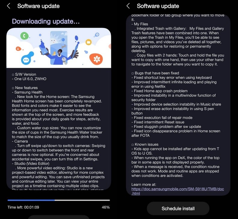 The changelist for the One UI 6/Android 14 Beta 2 update - One UI 6/Android 14 Beta 2 starts to roll out to the Galaxy S23 series