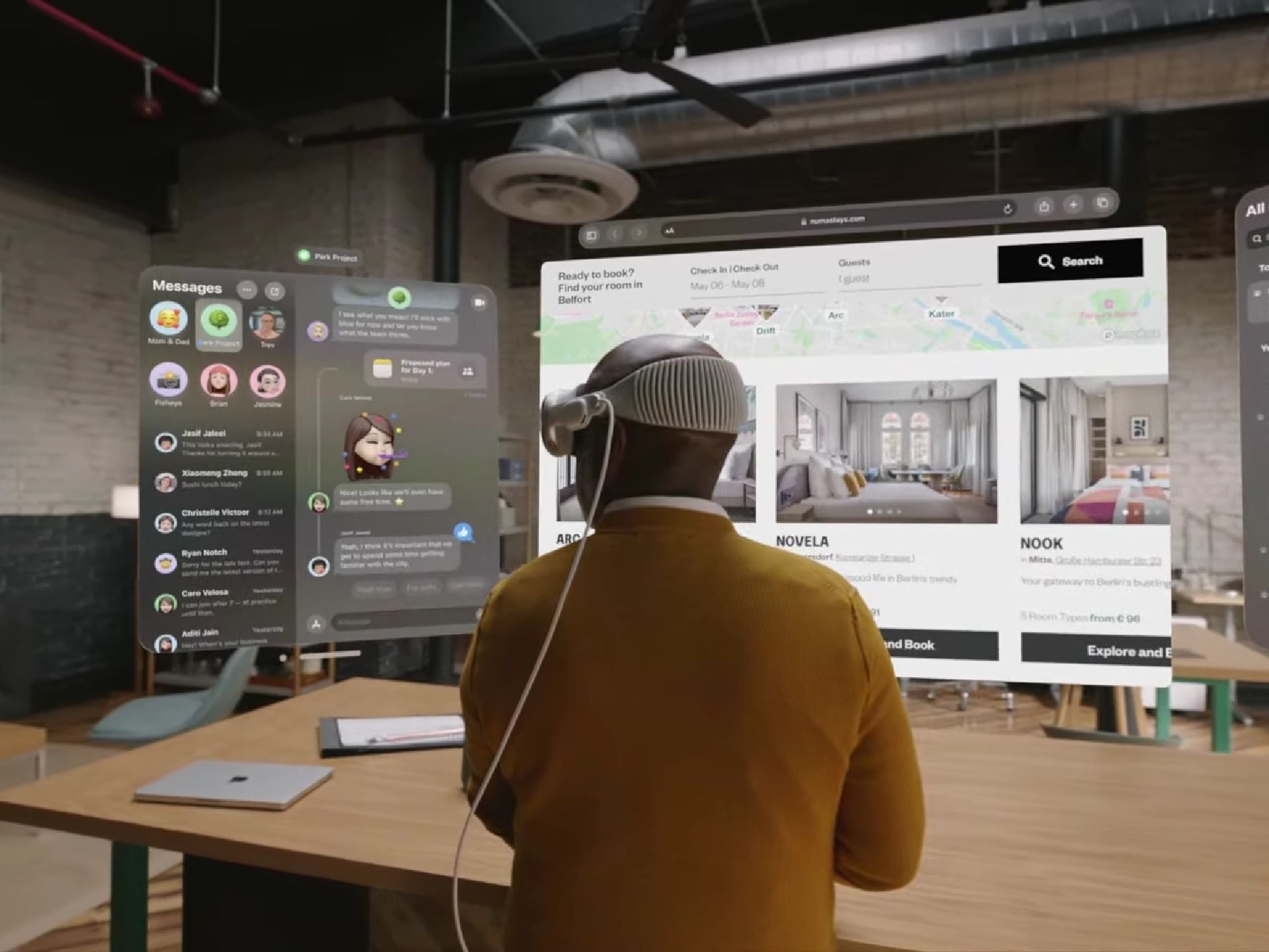 Now that’s what I’d call a full blown AR experience from the future! - Current AR glasses literally make me hurl, but I’m a believer thanks to the Vision Pro