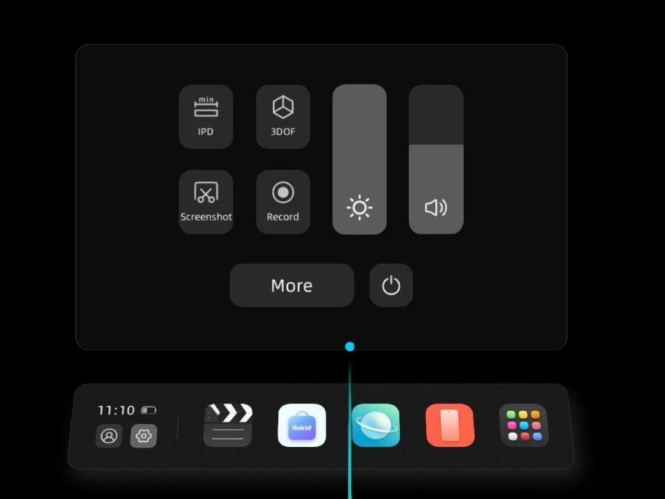 This is what Rokid calls an “AR” mode. But is it not too static to be AR? - Current AR glasses literally make me hurl, but I’m a believer thanks to the Vision Pro