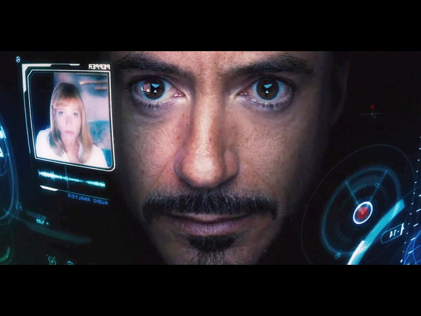 This is how we see what Tony sees. Can you notice the amount of UI elements in front of him? - Current AR glasses literally make me hurl, but I’m a believer thanks to the Vision Pro