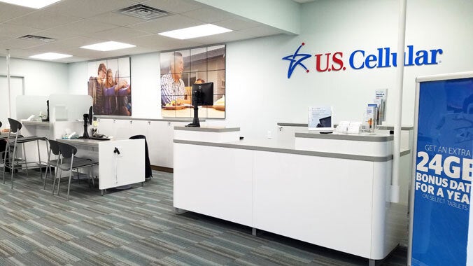 Inside a USCellular store - T-Mobile CEO Sievert says he might consider the purchase of this wireless carrier