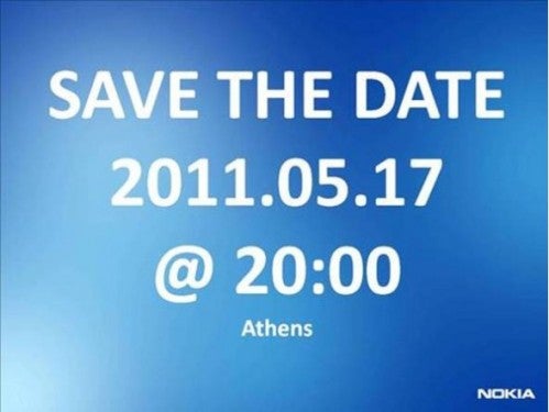Nokia is holding an event on May 17th in Athens - maybe in regards to WP7?