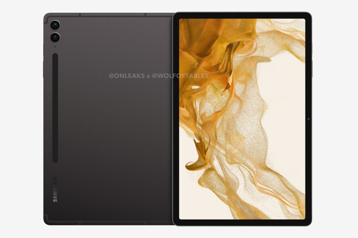 This is (most likely) the Galaxy Tab S9 FE Plus. - These are most likely all of the Galaxy Tab S9 FE and Tab S9 FE+ storage, memory, and color options