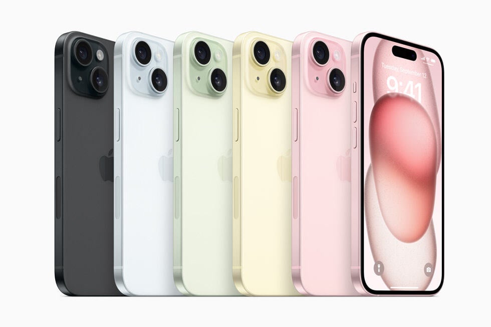 The new iPhone 15 color palette - Apple iPhone 15 and 15 Plus land with old price, new USB-C, and 14 Pro features