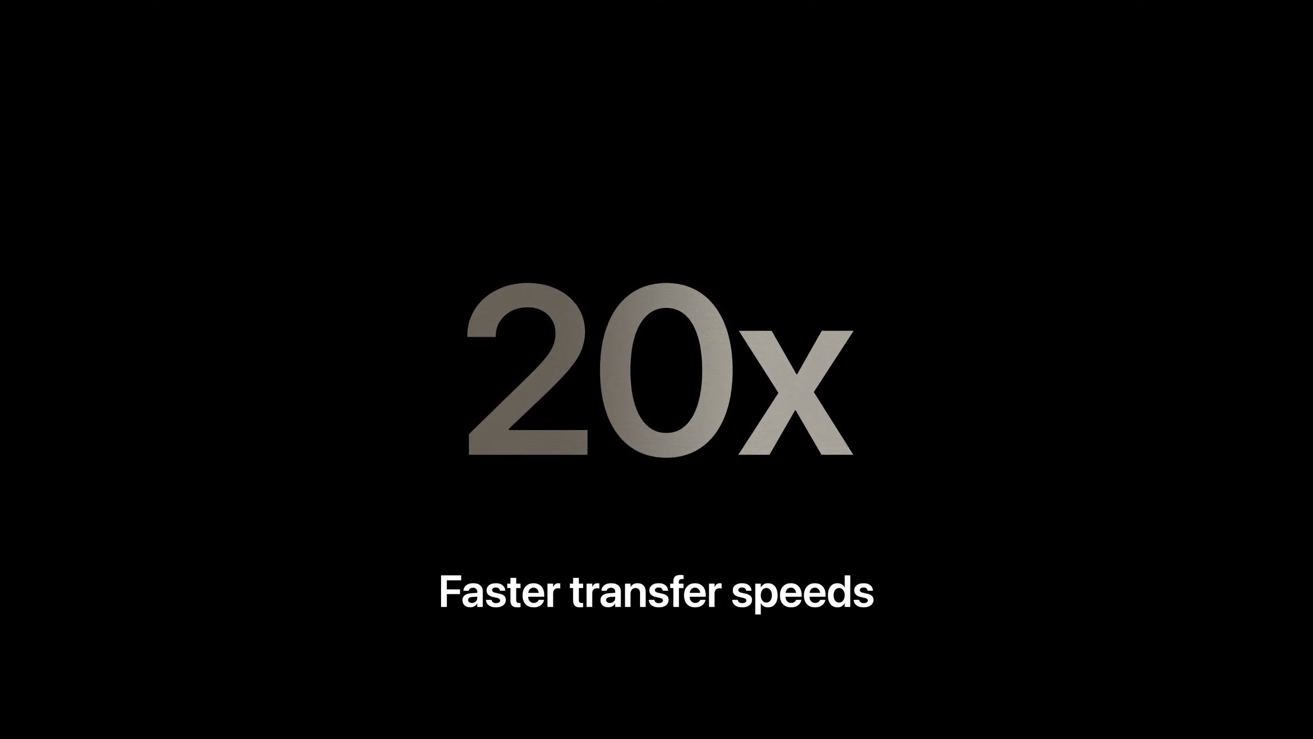 Apple clams up to 20 times faster transfer speeds on the iPhone 15 Pro and Pro Max - Apple's USB-C iPhone metamorphoses isn't the same standard on all phones and it wants to charge you for a superior cable
