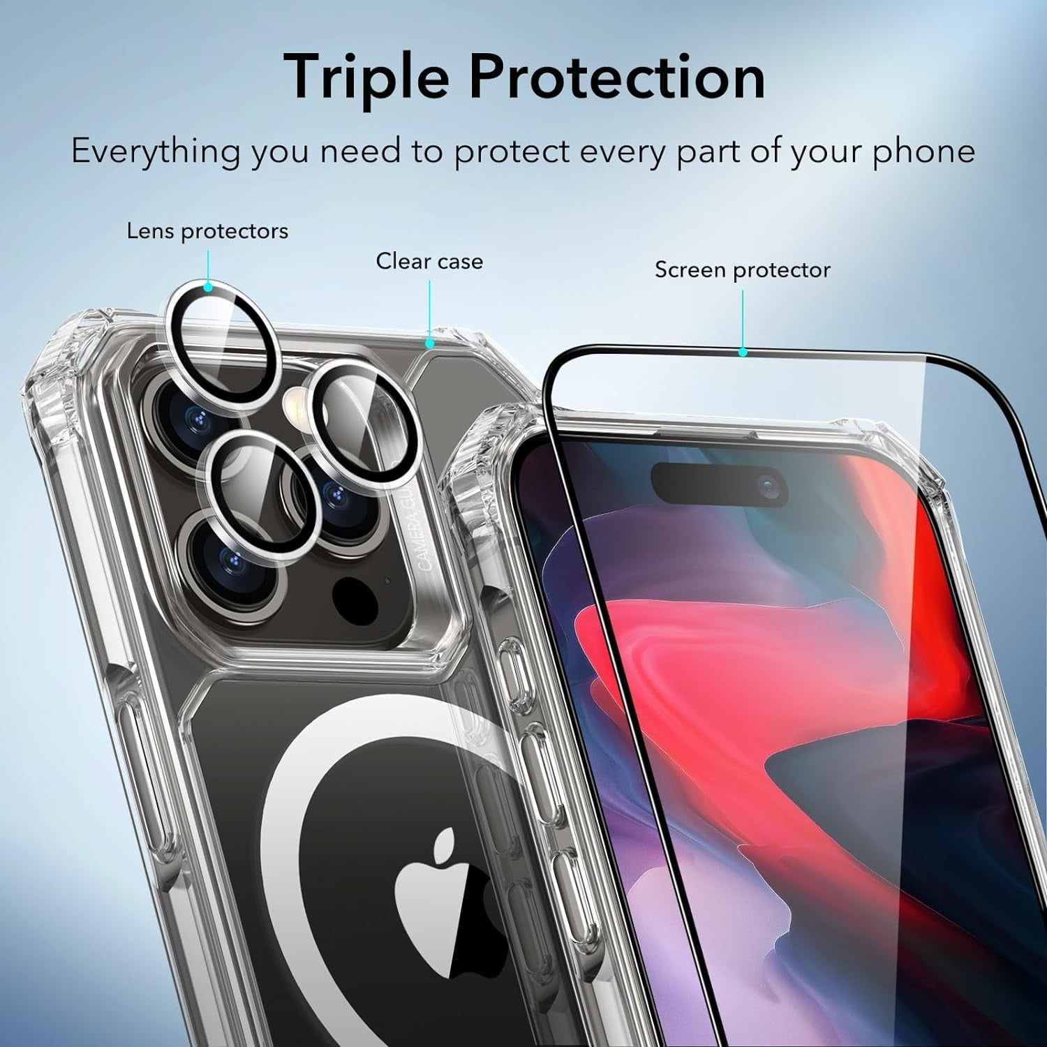 Protect your iPhone 15 with the next-level ESR cases: strong MagSafe ...