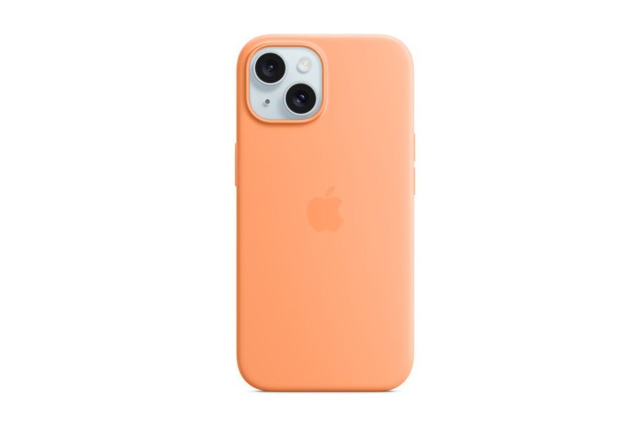 iPhone 15 Plus Silicone Case with MagSafe - Clay - Apple