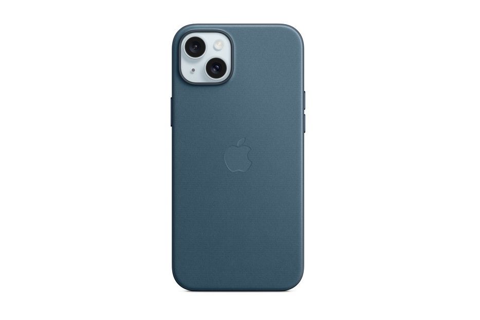 Apple - iPhone 15 Pro Silicone Case with MagSafe - Winter Blue