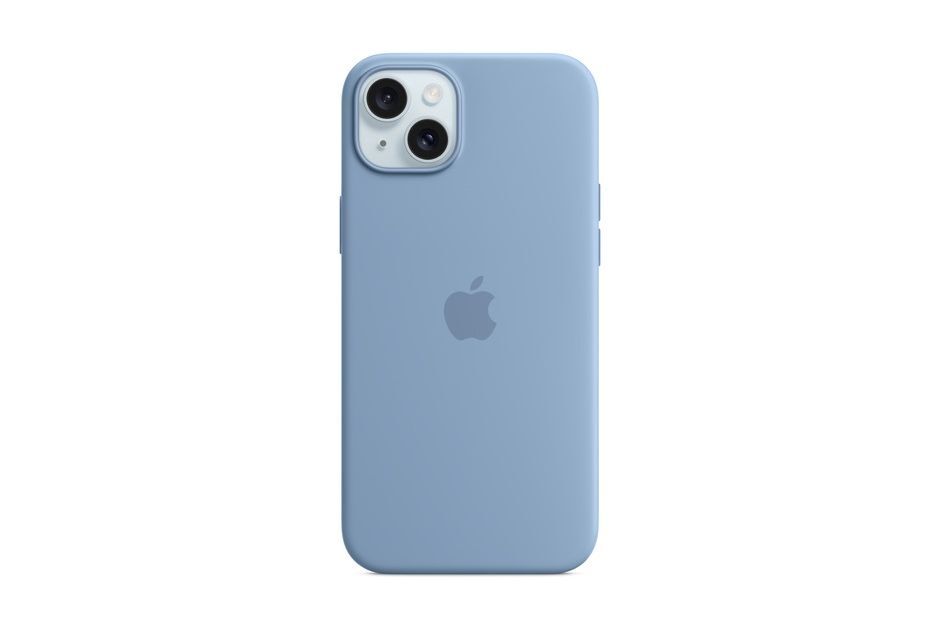 Apple iPhone 15 Pro Max Silicone Case with MagSafe - Storm Blue ​​​​​​​